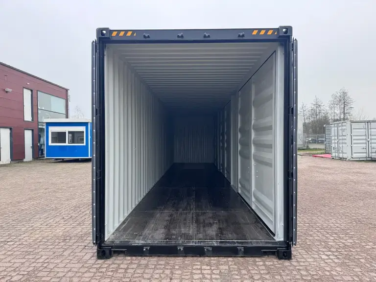 40 foot high cube shipping container with 3 side doors 40 foot high cube shipping container with 3 side doors