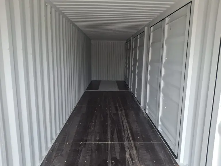 2025 rhino cross containers 40ft high cube black shipping container with 4 side doors 2025 rhino cross containers 40ft high cube black shipping container with 4 side doors