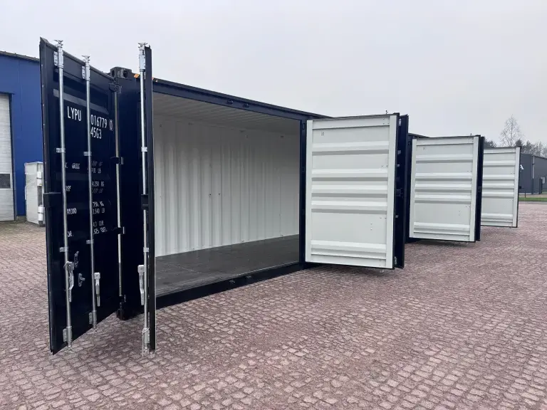 40 foot high cube shipping container with 3 side doors 40 foot high cube shipping container with 3 side doors