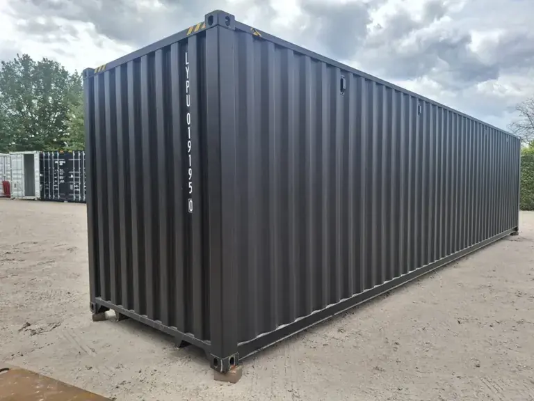 2025 rhino cross containers 40ft high cube black shipping container with 4 side doors 2025 rhino cross containers 40ft high cube black shipping container with 4 side doors