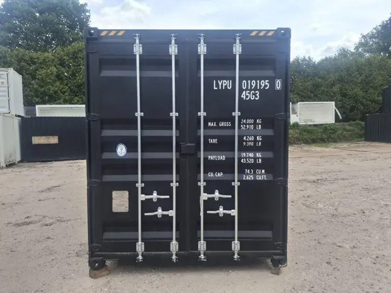 2025 rhino cross containers 40ft high cube black shipping container with 4 side doors 2025 rhino cross containers 40ft high cube black shipping container with 4 side doors