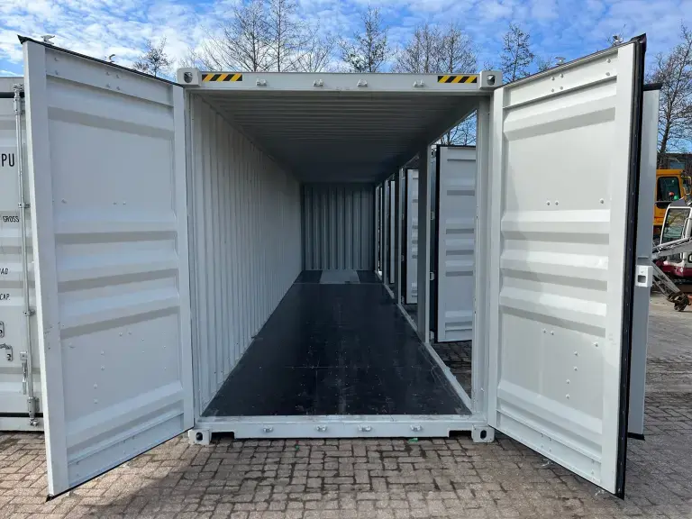 40 foot hq high cube shipping container with 4 side doors 40 foot hq high cube shipping container with 4 side doors