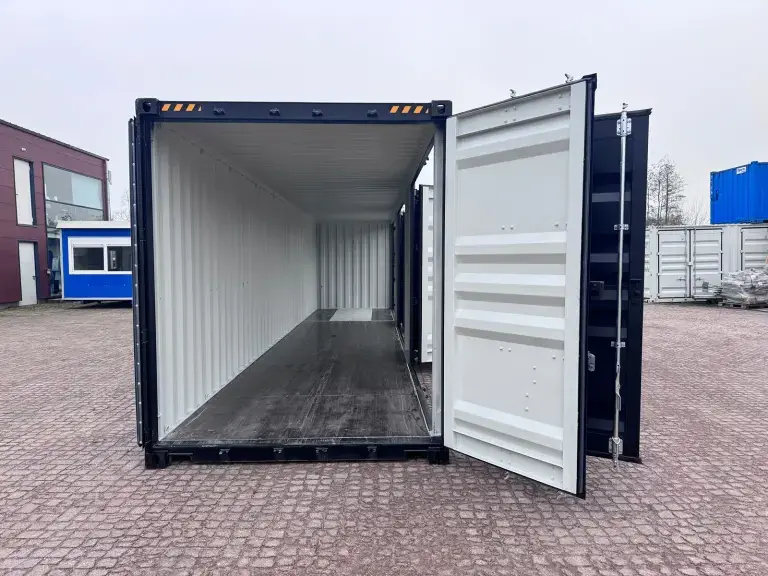 40 foot high cube shipping container with 3 side doors 40 foot high cube shipping container with 3 side doors
