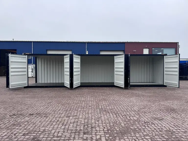 40 foot high cube shipping container with 3 side doors 40 foot high cube shipping container with 3 side doors