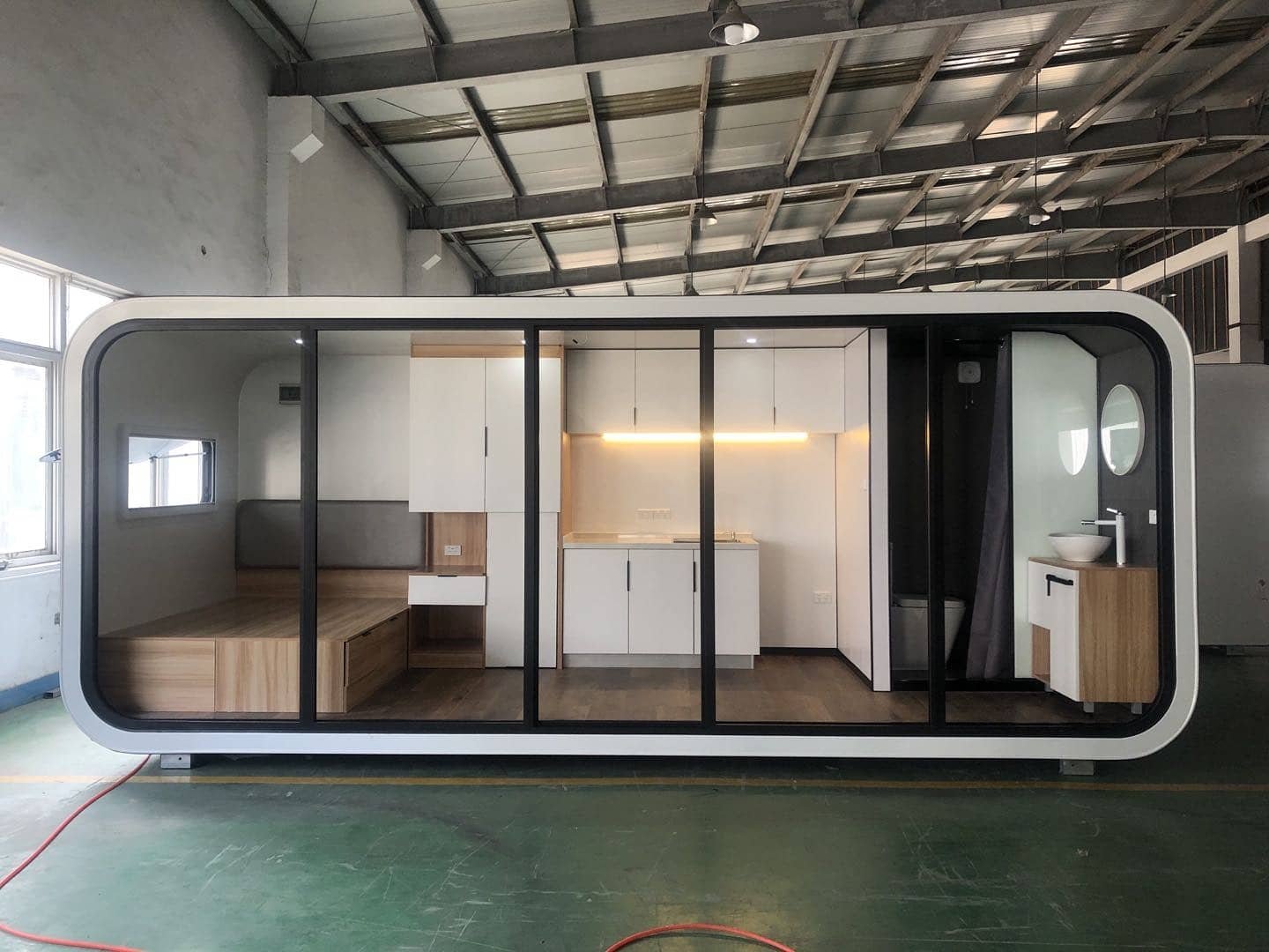 gw 180 pre built cabin with bathroom and kitchen (137sqft) gw 180 pre built cabin with bathroom and kitchen (137sqft)