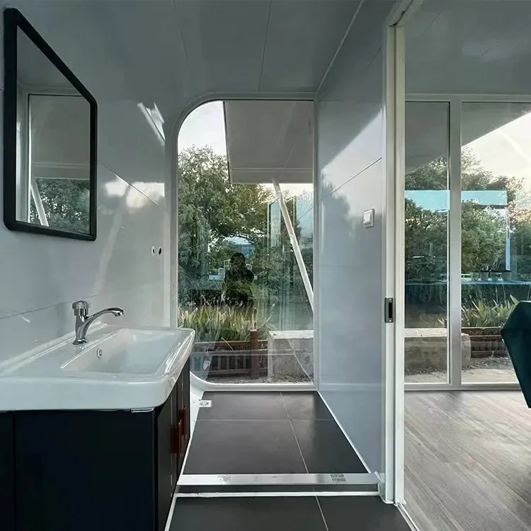 prefabricated house aluminum space capsule house 2 bedroom container house prefabricated house aluminum space capsule house 2 bedroom container house