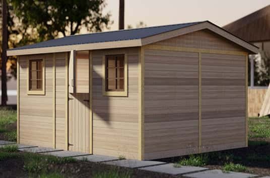 pcm 621 log cabin kit (215 sq ft) pcm 621 log cabin kit (215 sq ft)