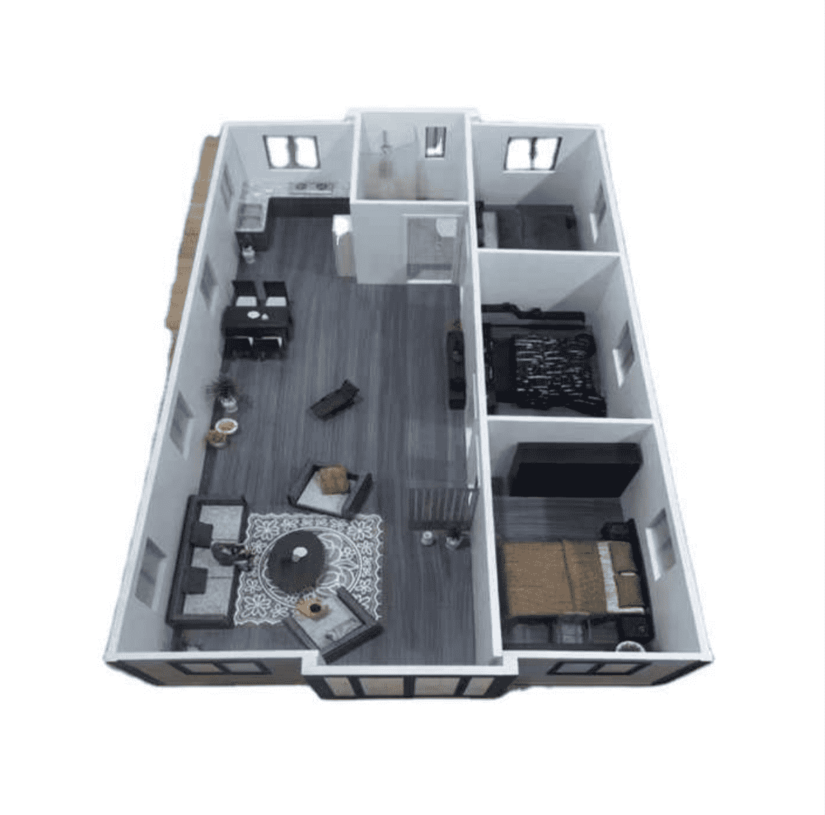 ts 144 turnkey prefab mobile home with 3 bedrooms (800 sq ft) ts 144 turnkey prefab mobile home with 3 bedrooms (800 sq ft)