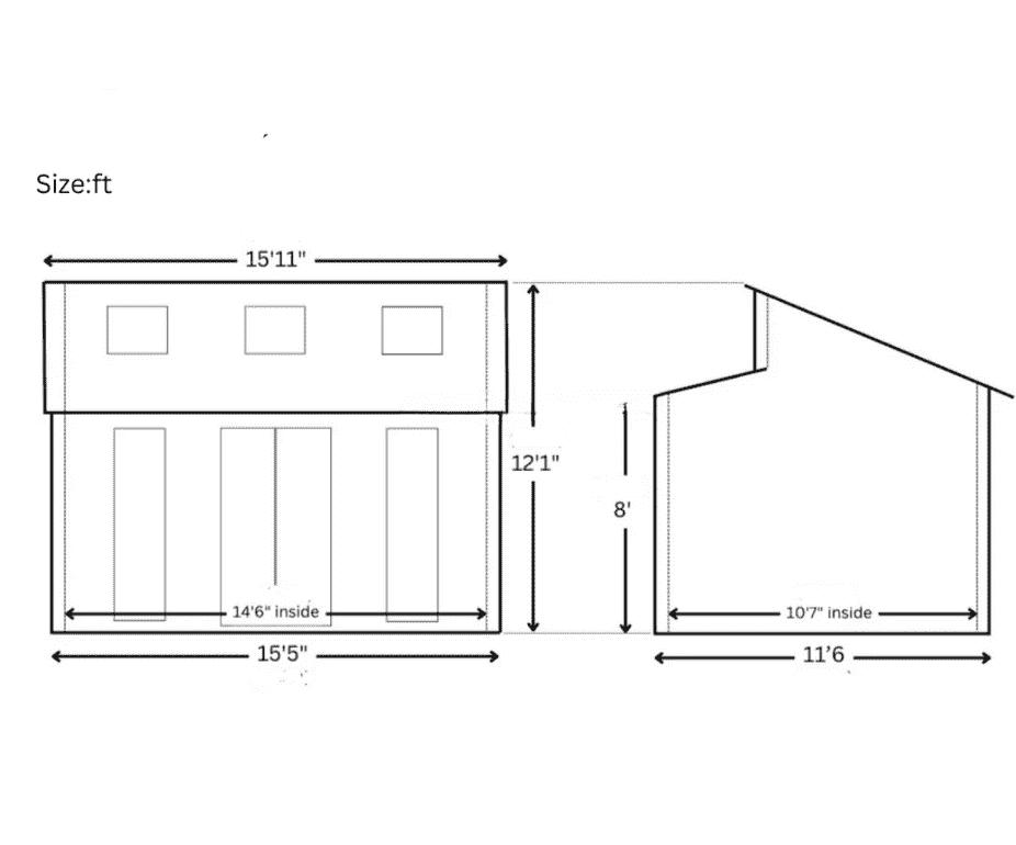 dgw 019 log cabin kit (180 sq ft) dgw 019 log cabin kit (180 sq ft)