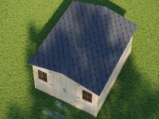 klo 540 log cabin kit (215 sq ft) klo 540 log cabin kit (215 sq ft)
