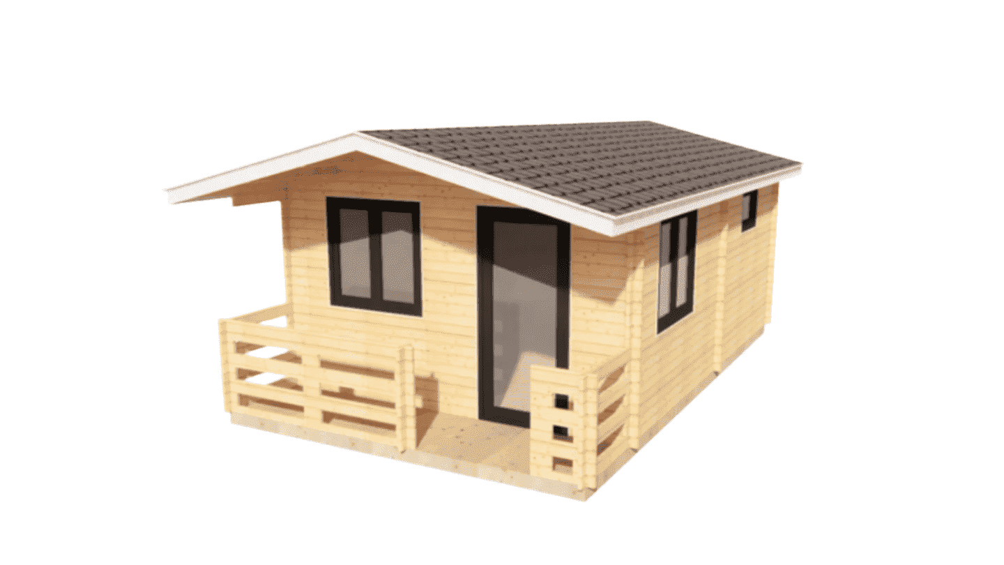 fgt 155 small cabin kit with bedroom, bathroom and kitchen (280sqft) fgt 155 small cabin kit with bedroom, bathroom and kitchen (280sqft)