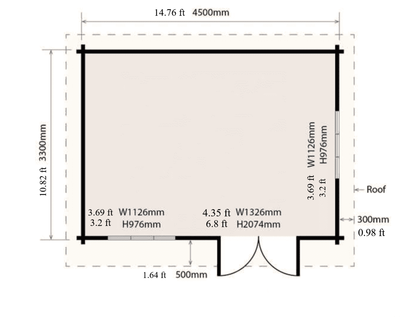 cst 088 small cabin kit (160 sq ft) cst 088 small cabin kit (160 sq ft)