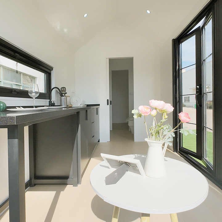 sdp 040 pre built tiny home with bedroom, bathroom & kitchen (203 sq ft) sdp 040 pre built tiny home with bedroom, bathroom & kitchen (203 sq ft)